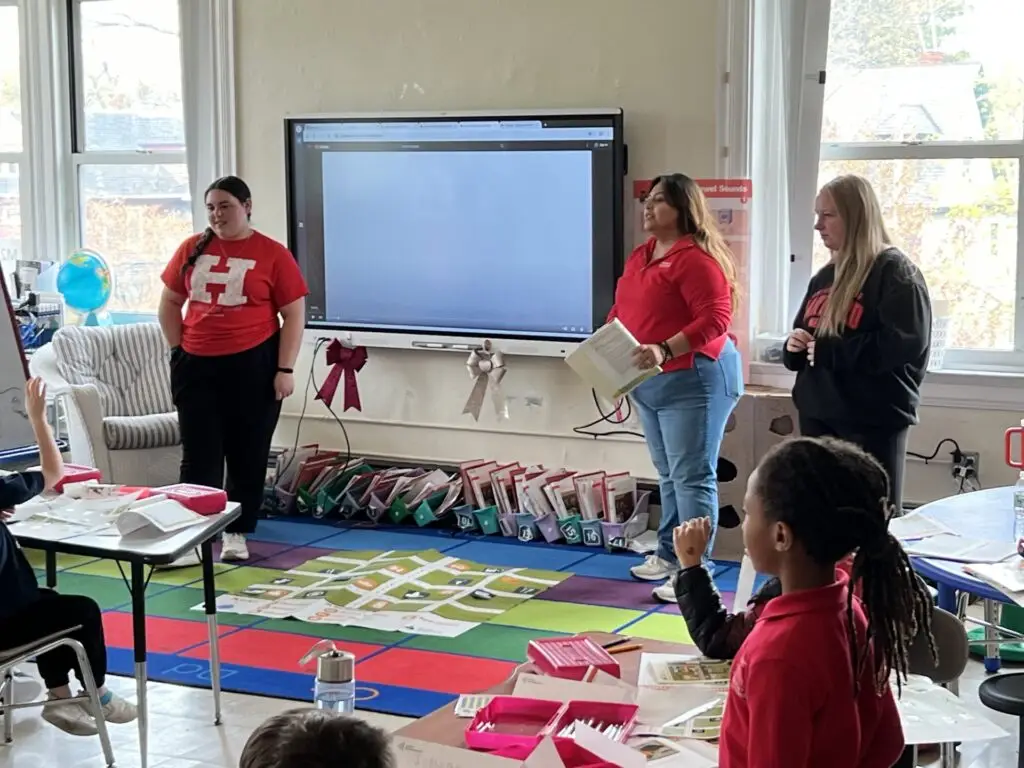 Barney Students Teaching 1st Graders